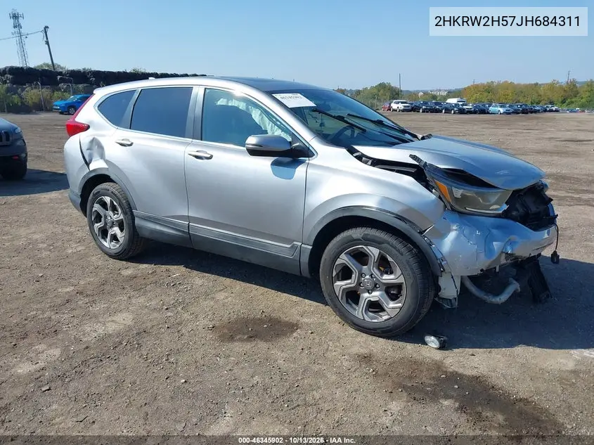 HONDA CR-V 2018, VIN 2HKRW2H57JH684311