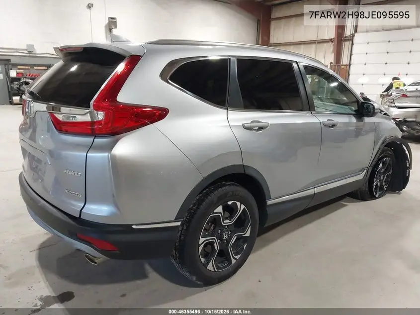 2018 HONDA CR-V VIN 7FARW2H98JE095595 — фото 4