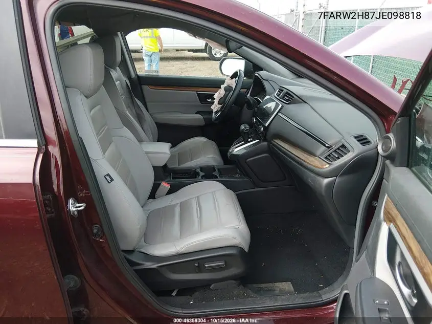 2018 HONDA CR-V VIN 7FARW2H87JE098818 — фото 5