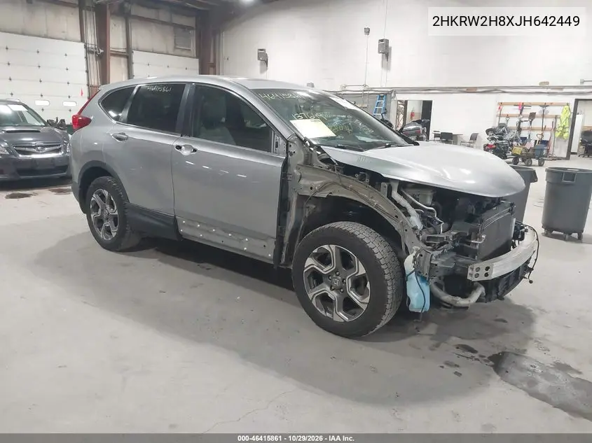 HONDA CR-V 2018, VIN 2HKRW2H8XJH642449