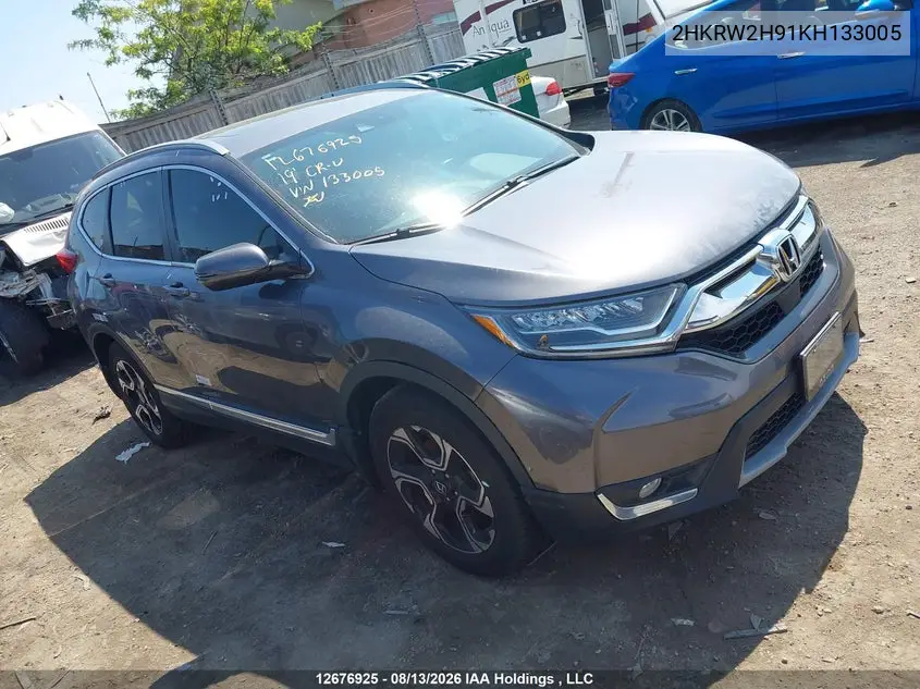 HONDA CR-V 2019, VIN 2HKRW2H91KH133005