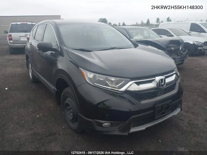 HONDA CR-V 2019, VIN 2HKRW2H55KH148300