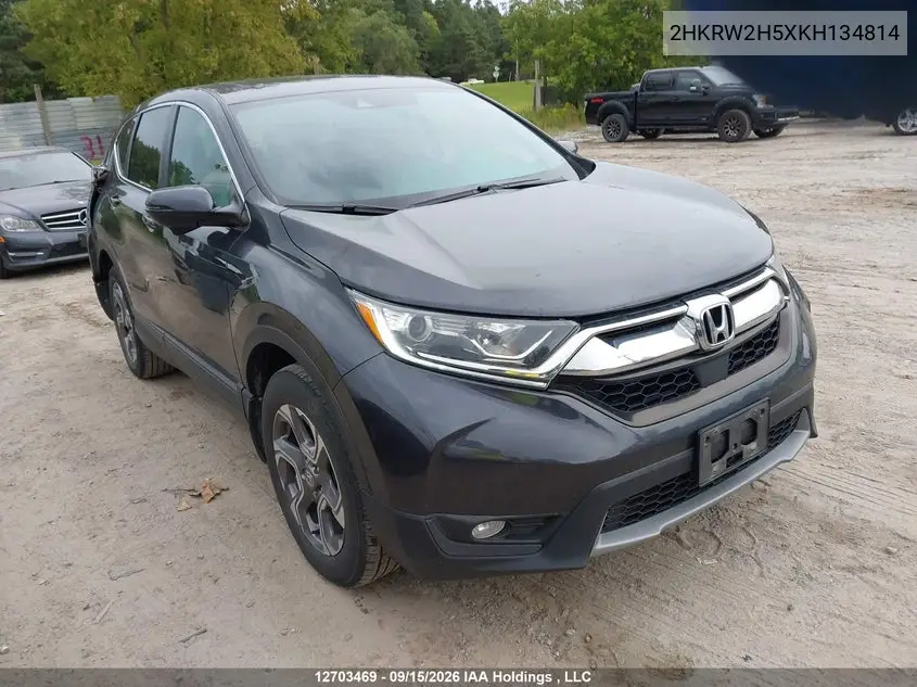 HONDA CR-V 2019, VIN 2HKRW2H5XKH134814