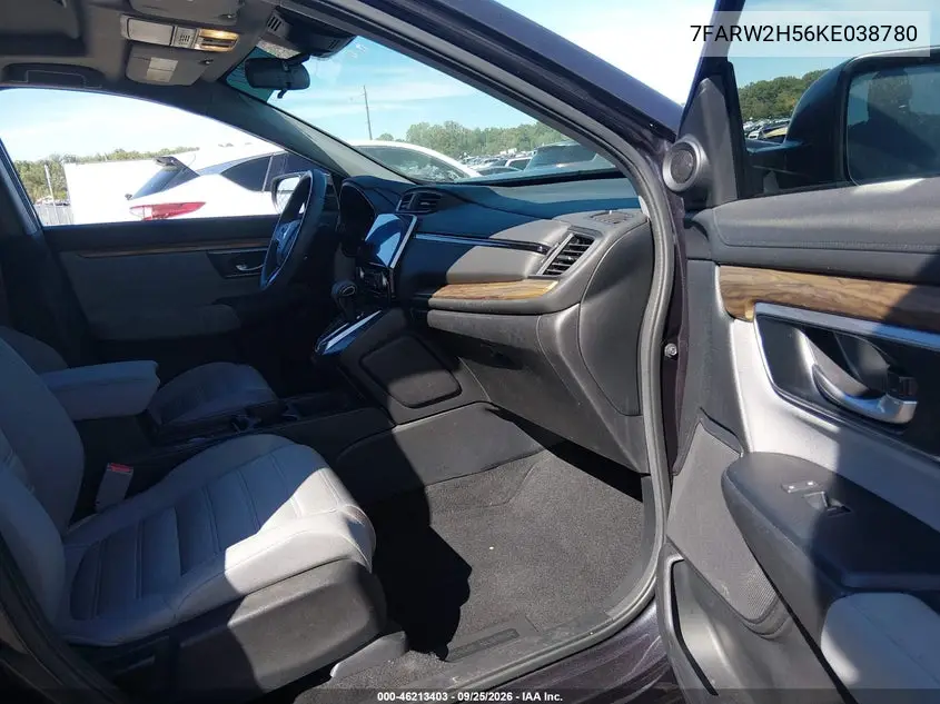 2019 HONDA CR-V VIN 7FARW2H56KE038780 — фото 5