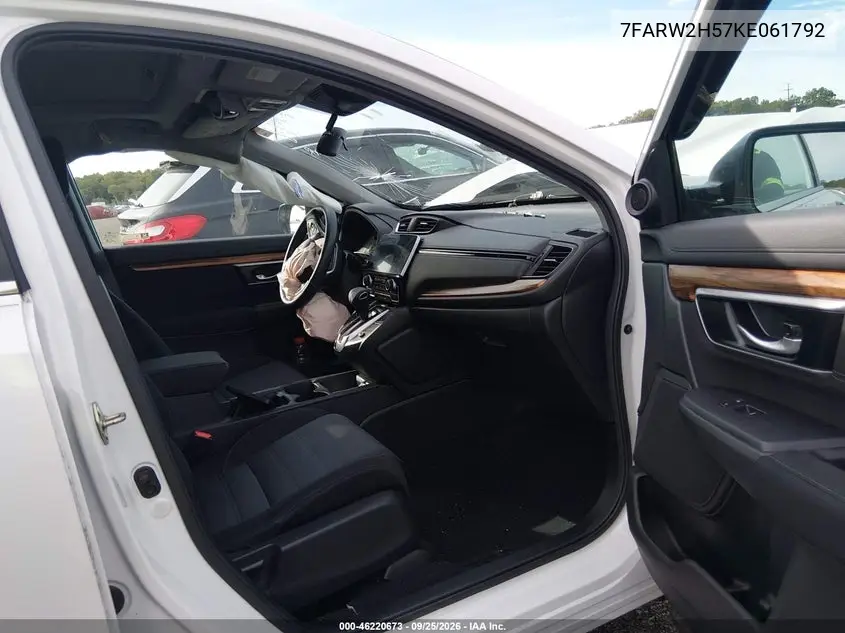 2019 HONDA CR-V VIN 7FARW2H57KE061792 — фото 5