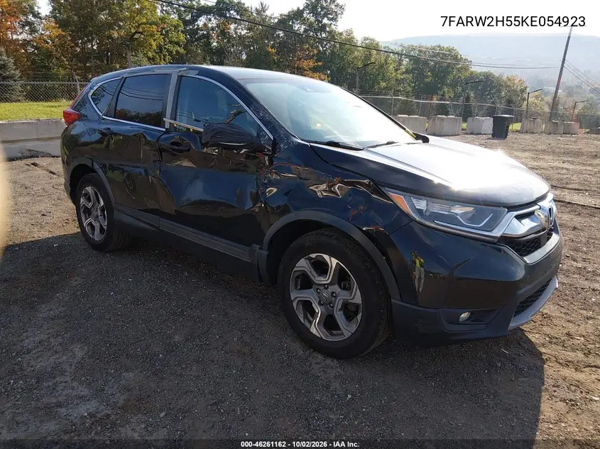 HONDA CR-V 2019, VIN 7FARW2H55KE054923