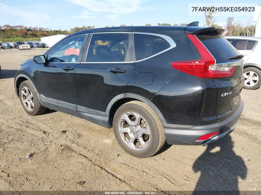 2019 HONDA CR-V VIN 7FARW2H55KE054923 — фото 3
