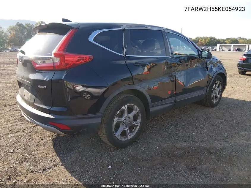 2019 HONDA CR-V VIN 7FARW2H55KE054923 — фото 4