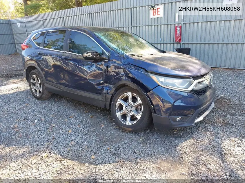 HONDA CR-V 2019, VIN 2HKRW2H55KH608068