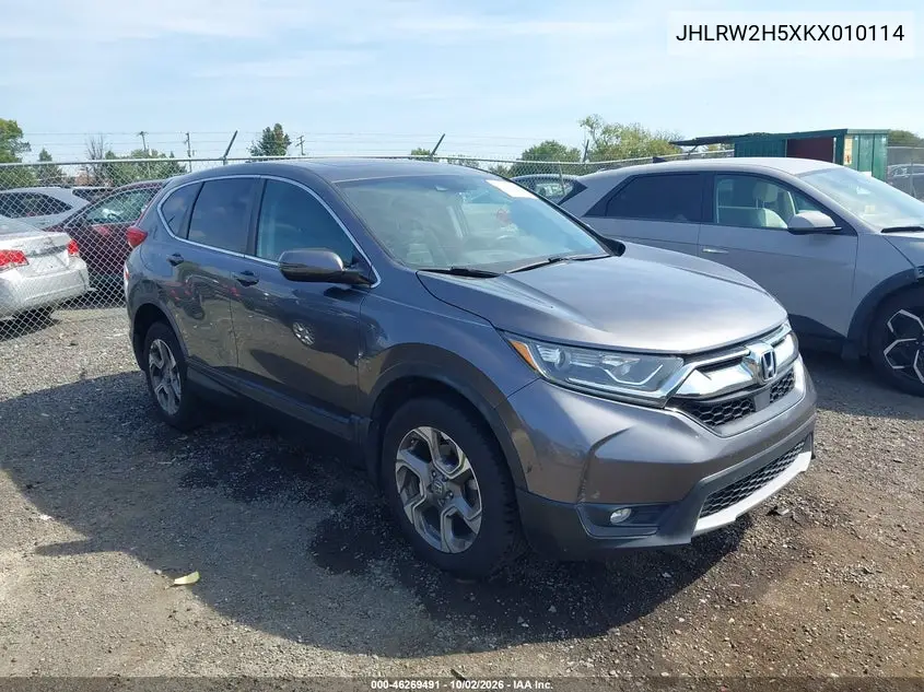 HONDA CR-V 2019, VIN JHLRW2H5XKX010114
