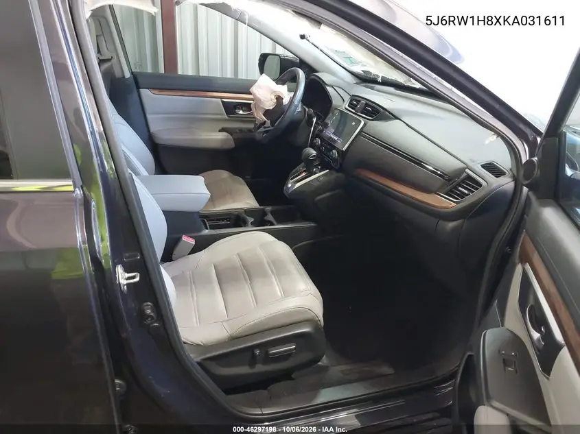 2019 HONDA CR-V VIN 5J6RW1H8XKA031611 — фото 5