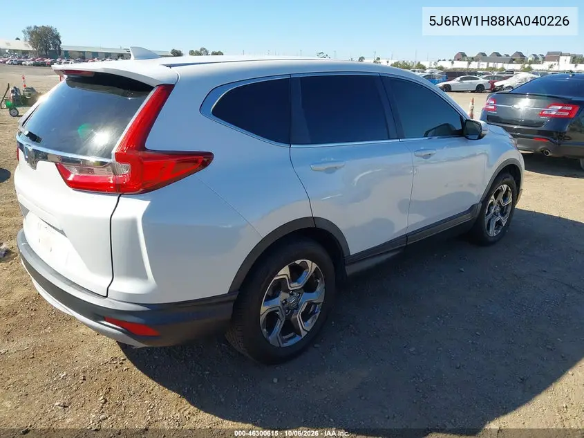 2019 HONDA CR-V VIN 5J6RW1H88KA040226 — фото 4