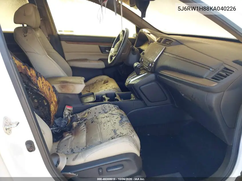 2019 HONDA CR-V VIN 5J6RW1H88KA040226 — фото 5