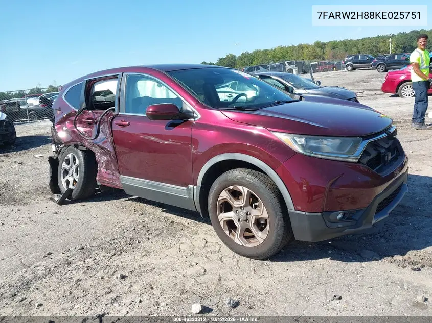 HONDA CR-V 2019, VIN 7FARW2H88KE025751