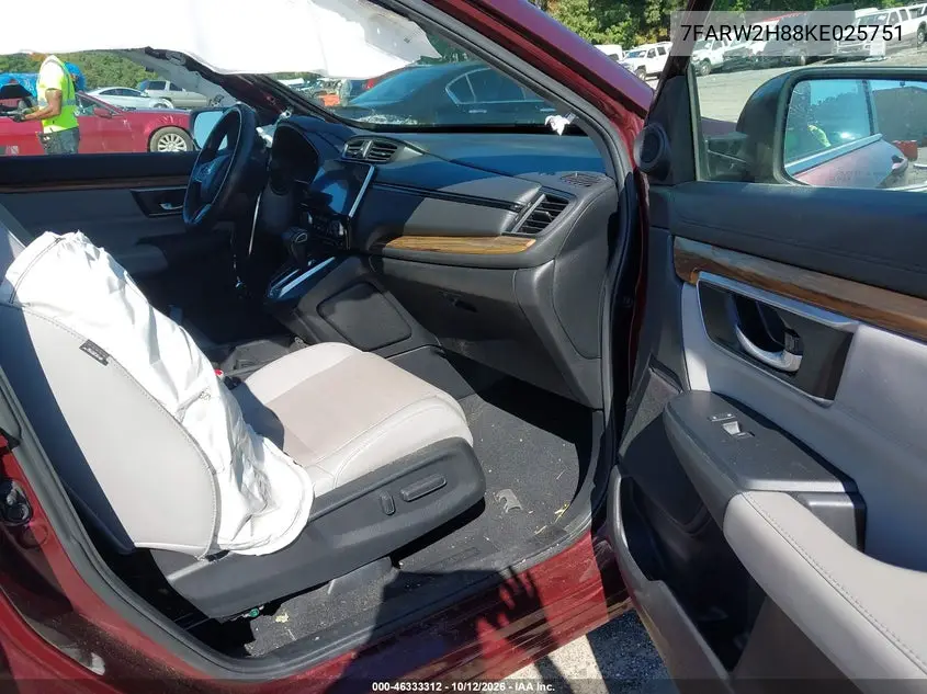 2019 HONDA CR-V VIN 7FARW2H88KE025751 — фото 5