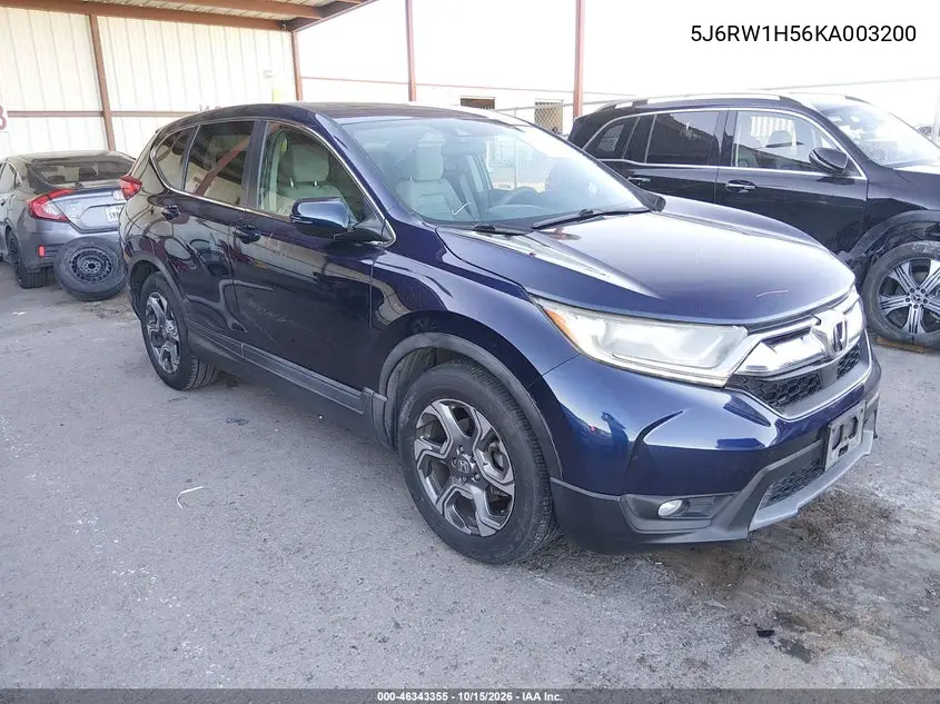 HONDA CR-V 2019, VIN 5J6RW1H56KA003200