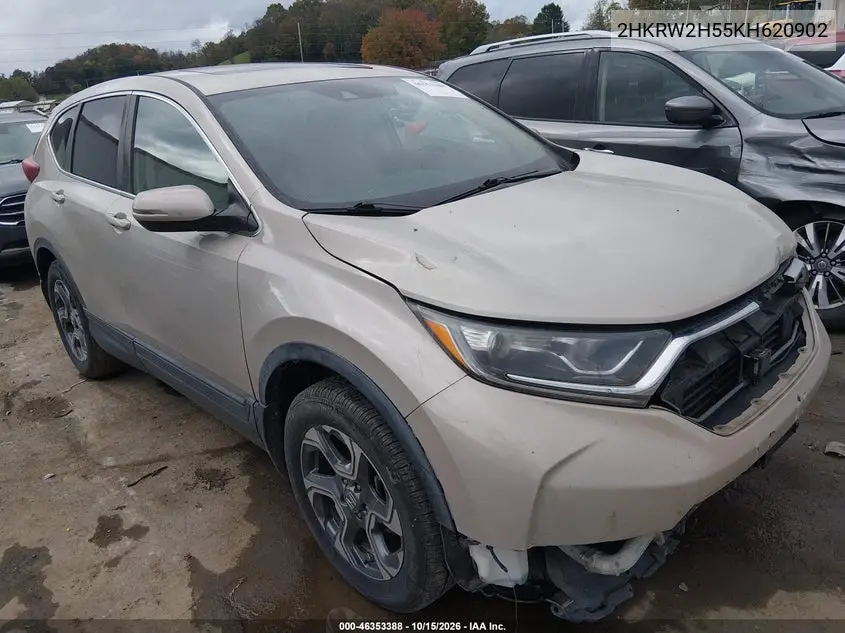 HONDA CR-V 2019, VIN 2HKRW2H55KH620902