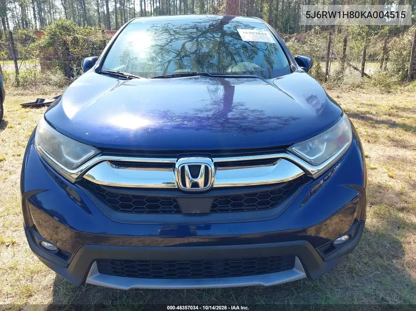 2019 HONDA CR-V VIN 5J6RW1H80KA004515 — фото 6