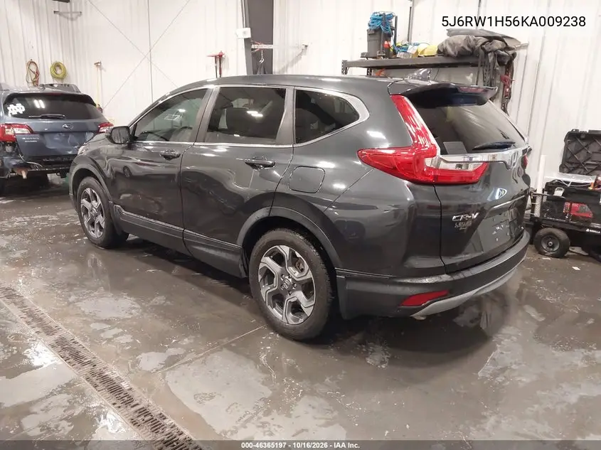 2019 HONDA CR-V VIN 5J6RW1H56KA009238 — фото 3