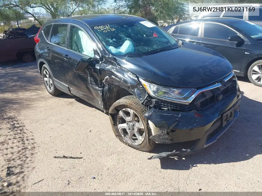 HONDA CR-V 2019, VIN 5J6RW2H81KL021169