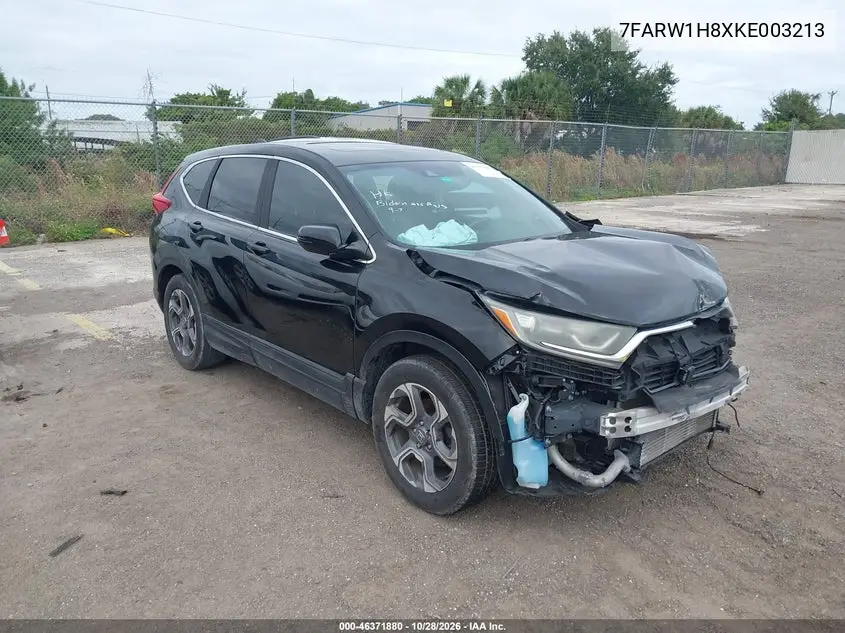 HONDA CR-V 2019, VIN 7FARW1H8XKE003213