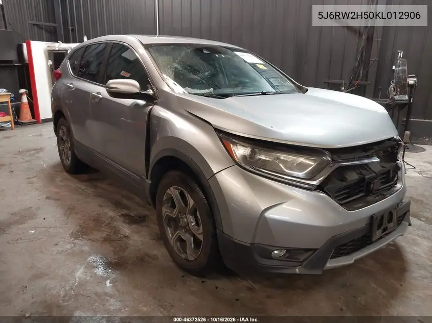 HONDA CR-V 2019, VIN 5J6RW2H50KL012906