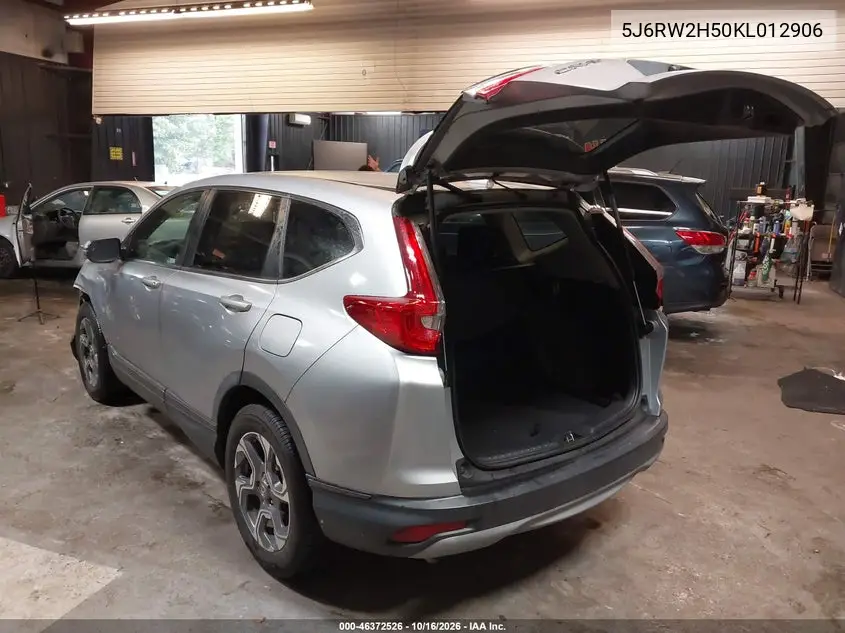 2019 HONDA CR-V VIN 5J6RW2H50KL012906 — фото 3