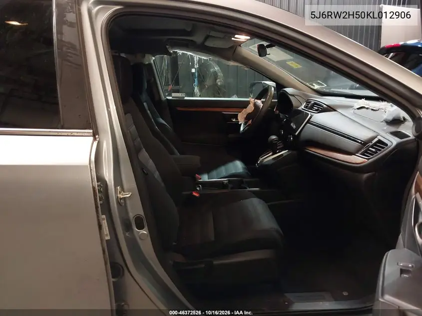 2019 HONDA CR-V VIN 5J6RW2H50KL012906 — фото 5