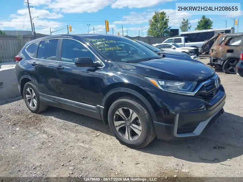 HONDA CR-V 2020, VIN 2HKRW2H24LH208655