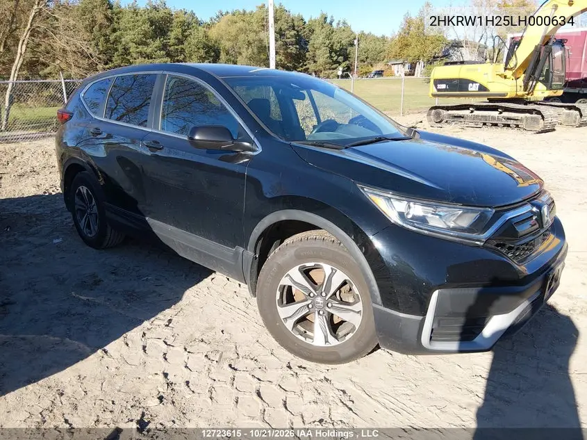 HONDA CR-V 2020, VIN 2HKRW1H25LH000634
