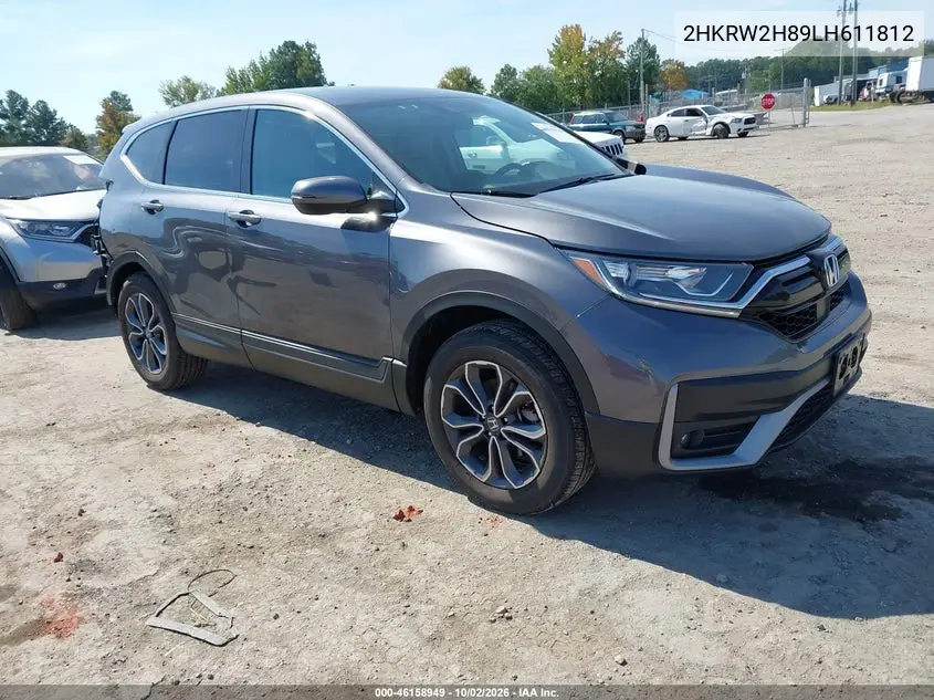 HONDA CR-V 2020, VIN 2HKRW2H89LH611812