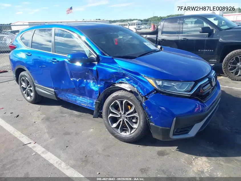 HONDA CR-V 2020, VIN 7FARW2H87LE008926