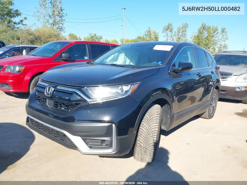 2020 HONDA CR-V VIN 5J6RW2H50LL000482 — фото 2