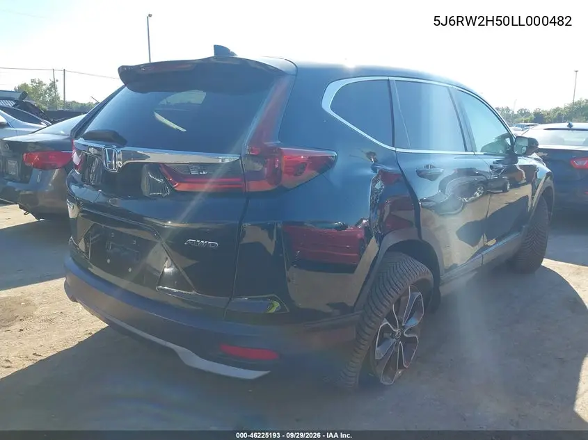 2020 HONDA CR-V VIN 5J6RW2H50LL000482 — фото 4
