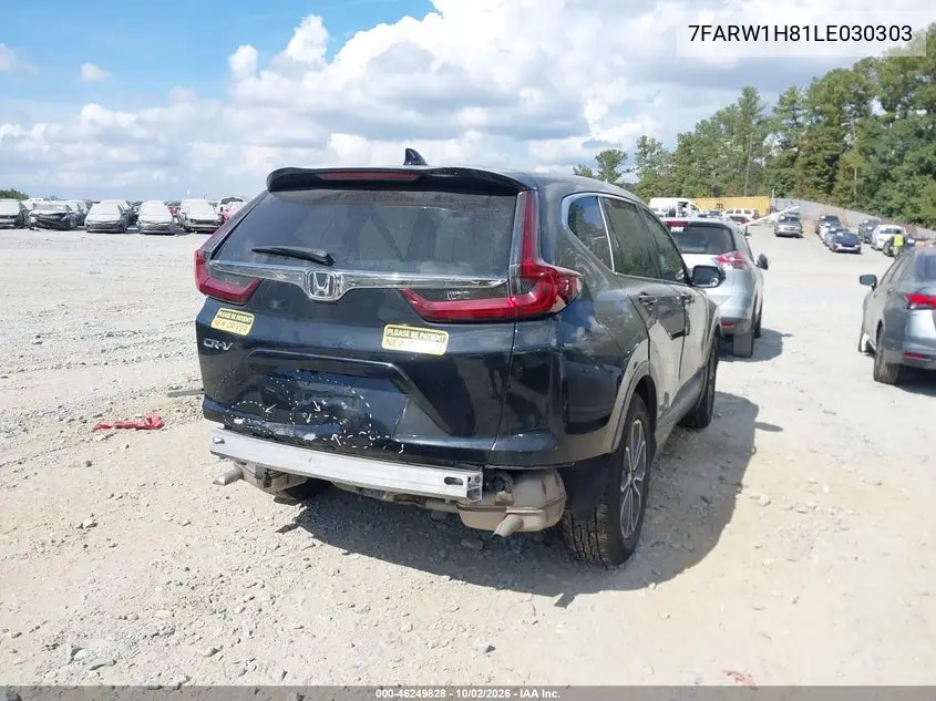 2020 HONDA CR-V VIN 7FARW1H81LE030303 — фото 4