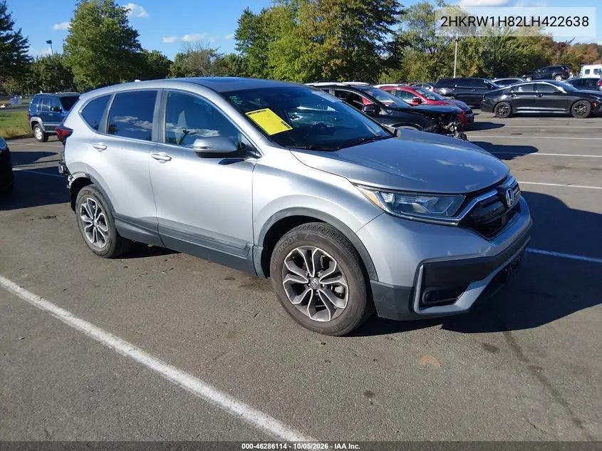 HONDA CR-V 2020, VIN 2HKRW1H82LH422638