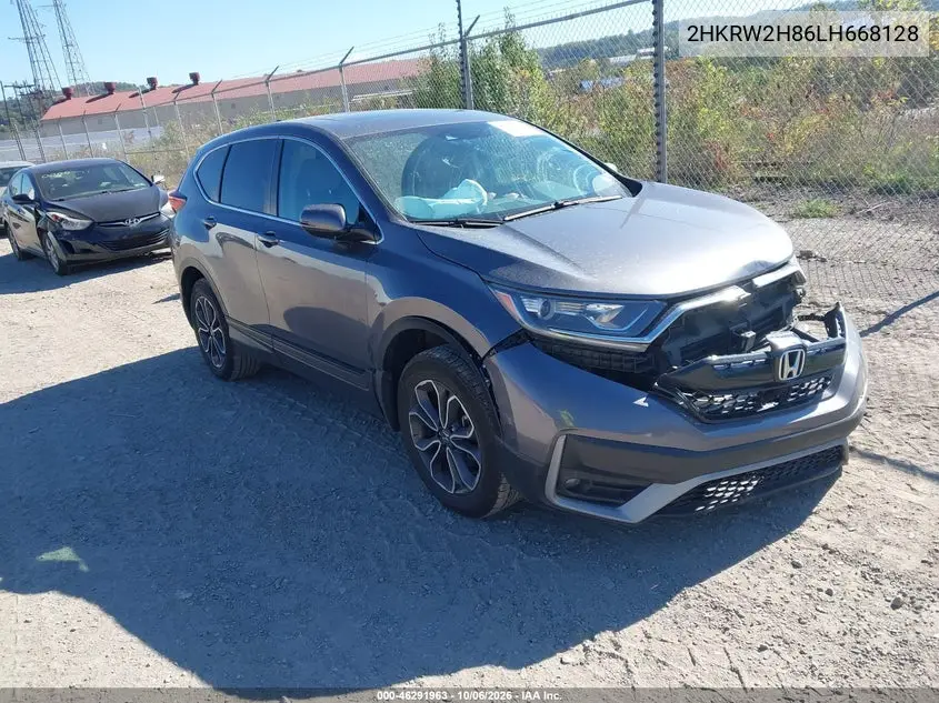 HONDA CR-V 2020, VIN 2HKRW2H86LH668128