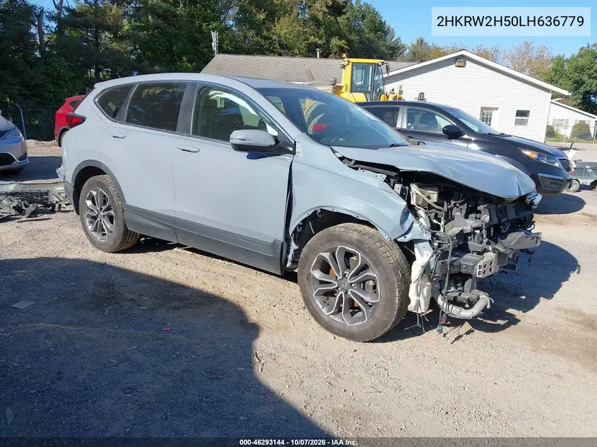 HONDA CR-V 2020, VIN 2HKRW2H50LH636779