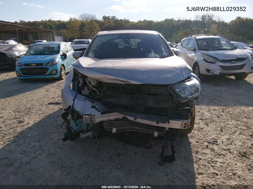 2020 HONDA CR-V VIN 5J6RW2H88LL029352 — фото 13