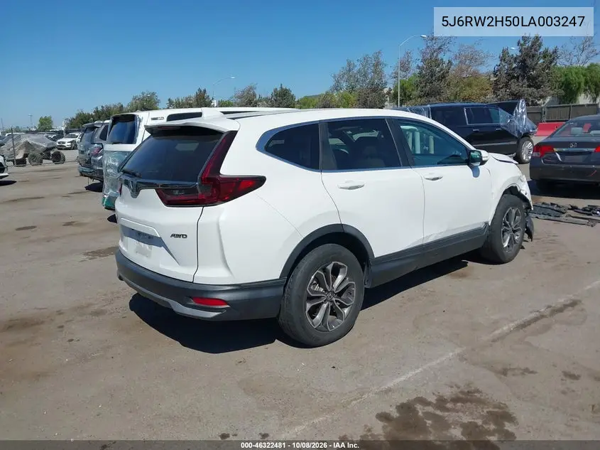 2020 HONDA CR-V VIN 5J6RW2H50LA003247 — фото 4