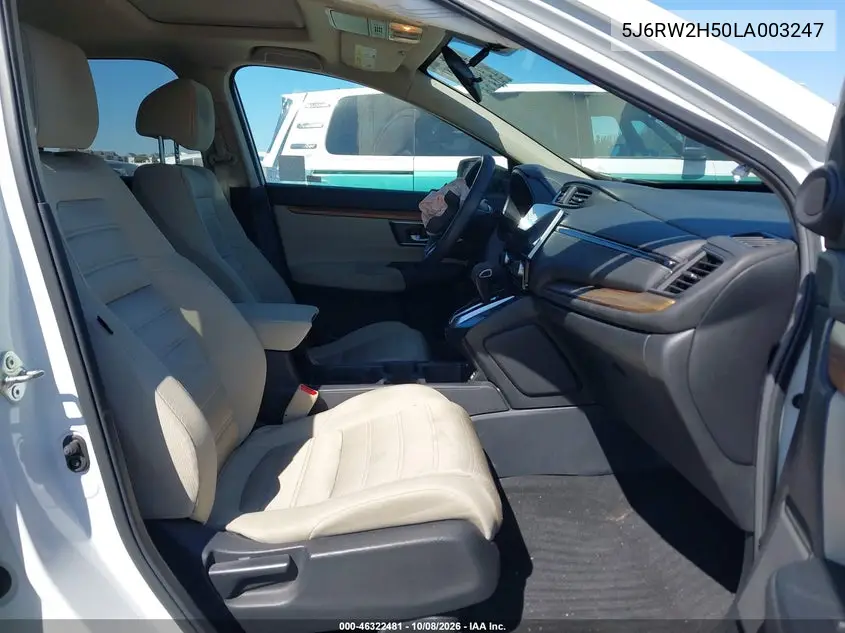 2020 HONDA CR-V VIN 5J6RW2H50LA003247 — фото 5