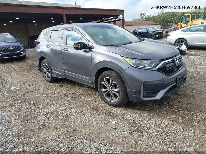 HONDA CR-V 2020, VIN 2HKRW2H52LH697860