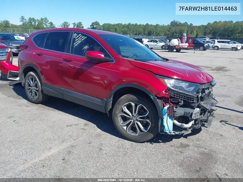 HONDA CR-V 2020, VIN 7FARW2H81LE014463