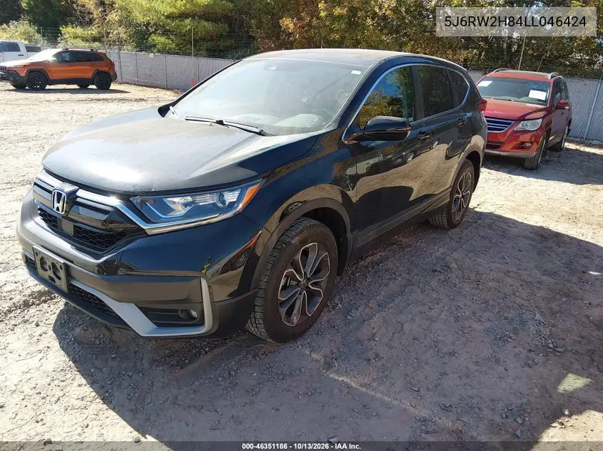 2020 HONDA CR-V VIN 5J6RW2H84LL046424 — фото 2