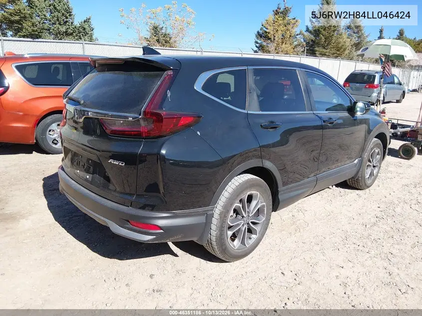 2020 HONDA CR-V VIN 5J6RW2H84LL046424 — фото 4