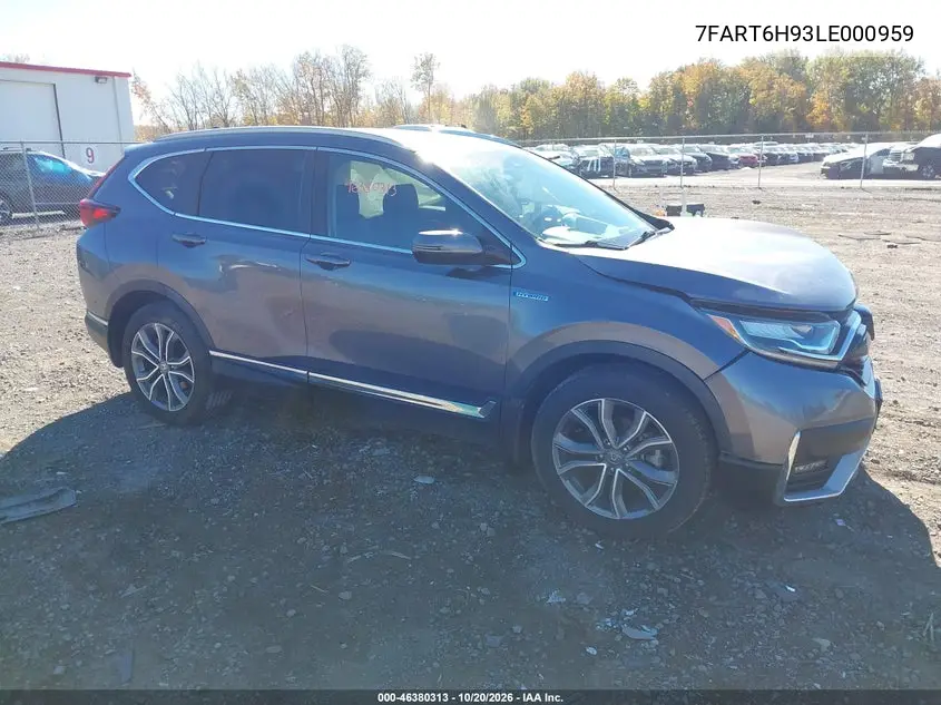 HONDA CR-V 2020, VIN 7FART6H93LE000959
