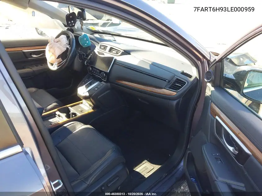 2020 HONDA CR-V VIN 7FART6H93LE000959 — фото 5