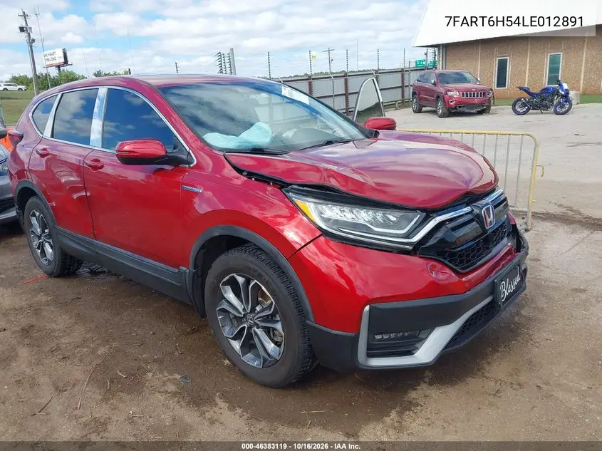 HONDA CR-V 2020, VIN 7FART6H54LE012891