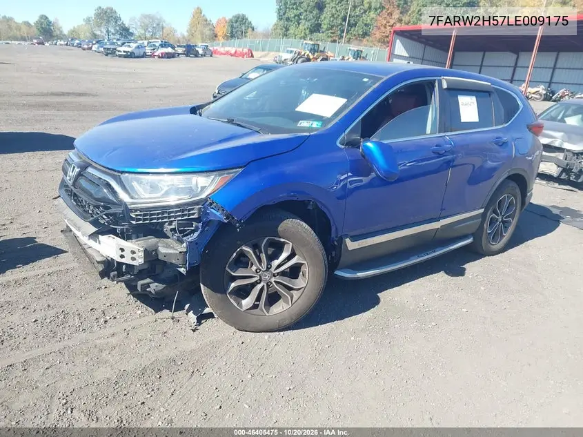 2020 HONDA CR-V VIN 7FARW2H57LE009175 — фото 2
