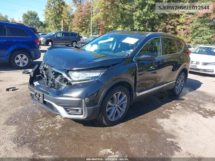 2020 HONDA CR-V VIN 5J6RW2H98LL012544 — фото 2